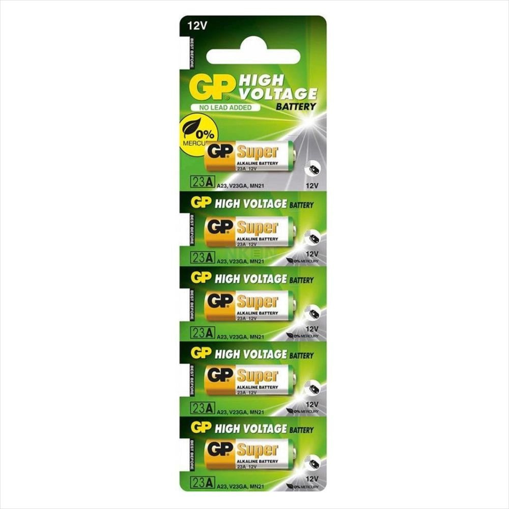 Gp 23A 12V Alkalin Pil 5 Li Paket