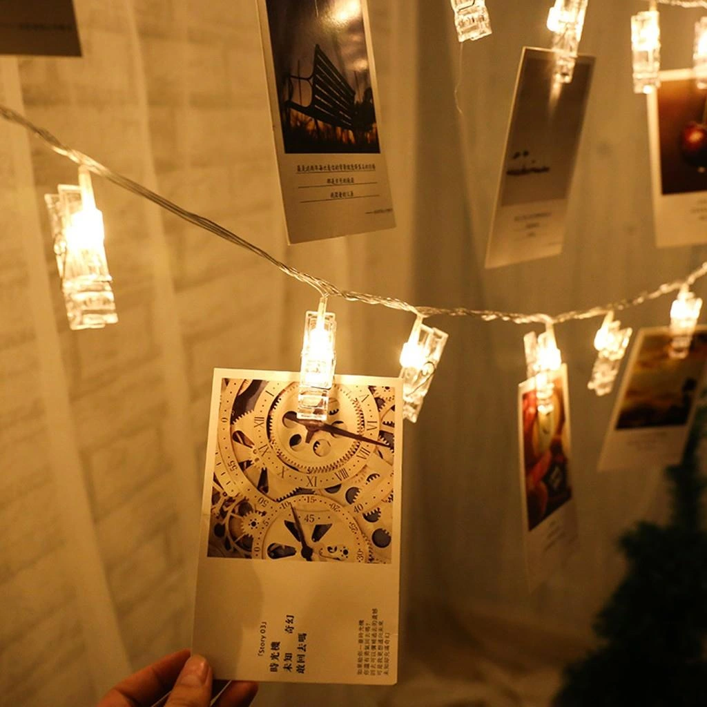 Işıklı Mandallı Fotoğraf Albümü 5M - 30 Led