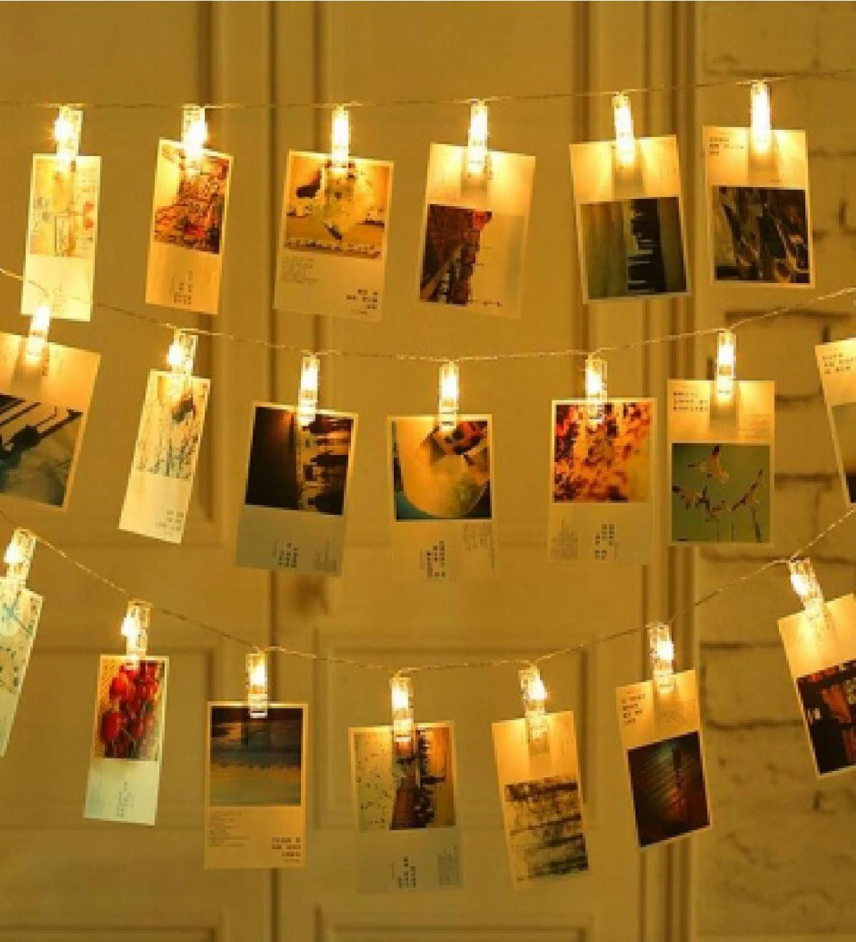 Işıklı Mandallı Fotoğraf Albümü 5M - 30 Led