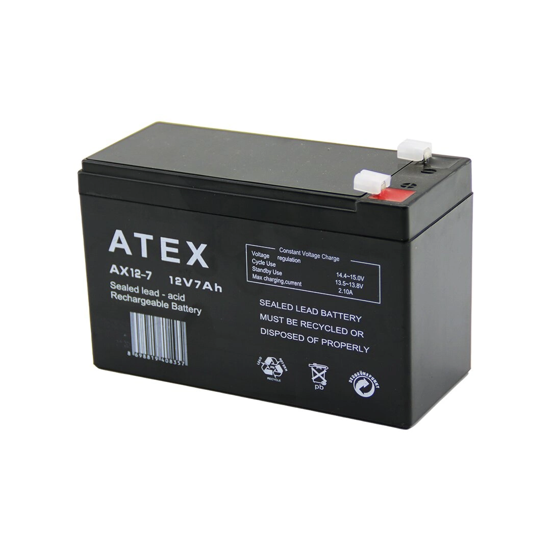 Akü Kalın Kuru Akü 12V-7Ah Amper