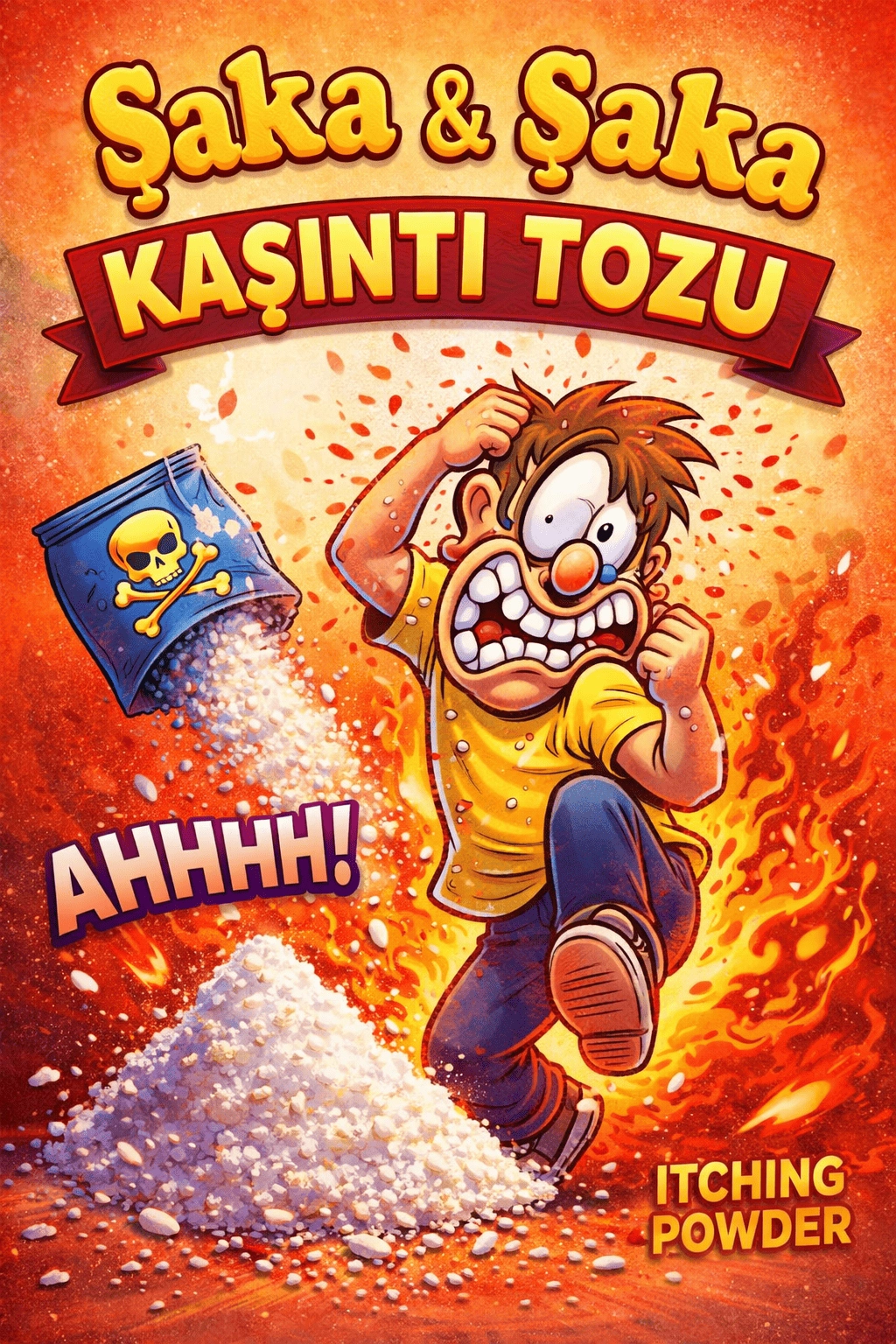 Kaşıntı Tozu Şaka Kaşıntı Tozu Eğlence Şaka Amaçlı Toz