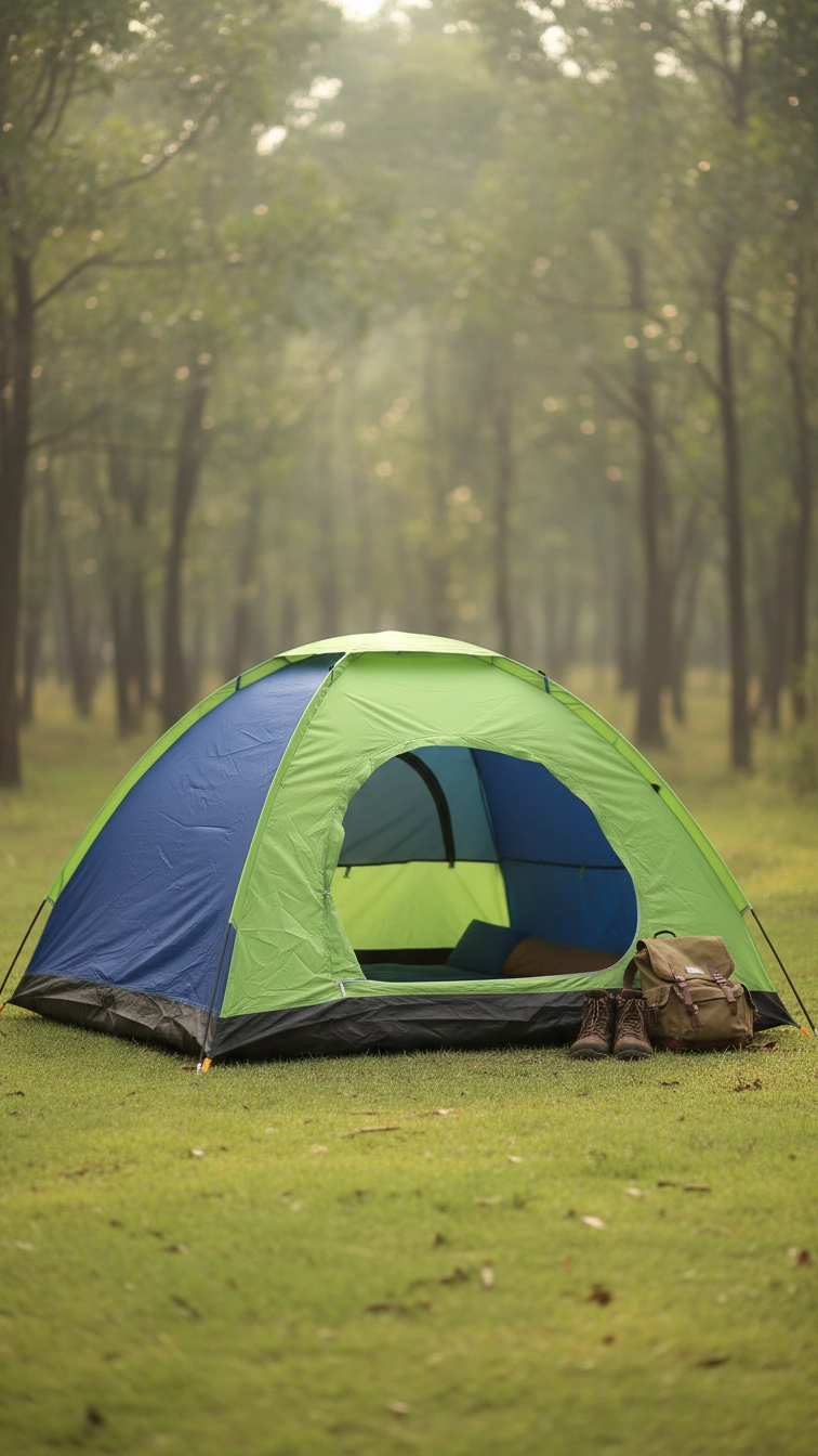 Kolay Kurulumlu Pratik Kamp Çadırı 6 Kişilik  (220X250X150)