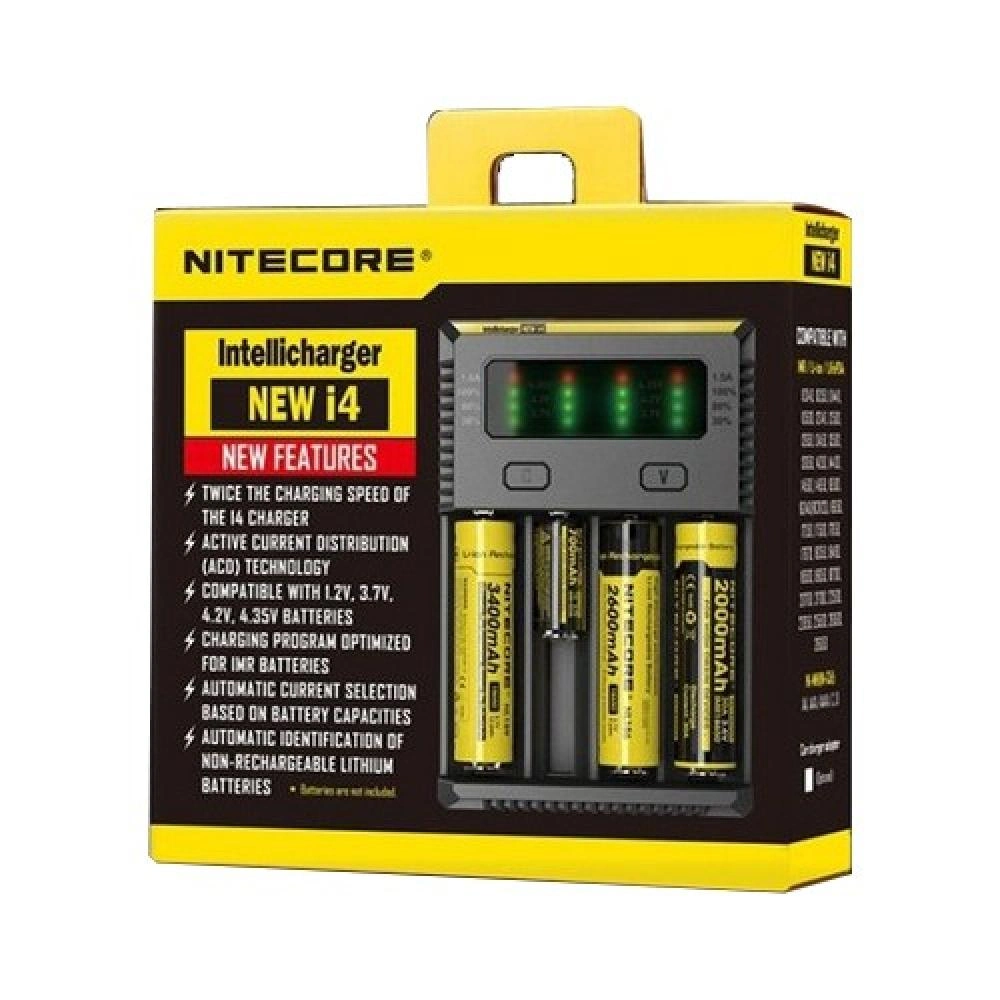 Nitecore New İ4 İntelli Charger Li-İon / Nı-Cd / Nı-Mh Pil Şarj Cihazı