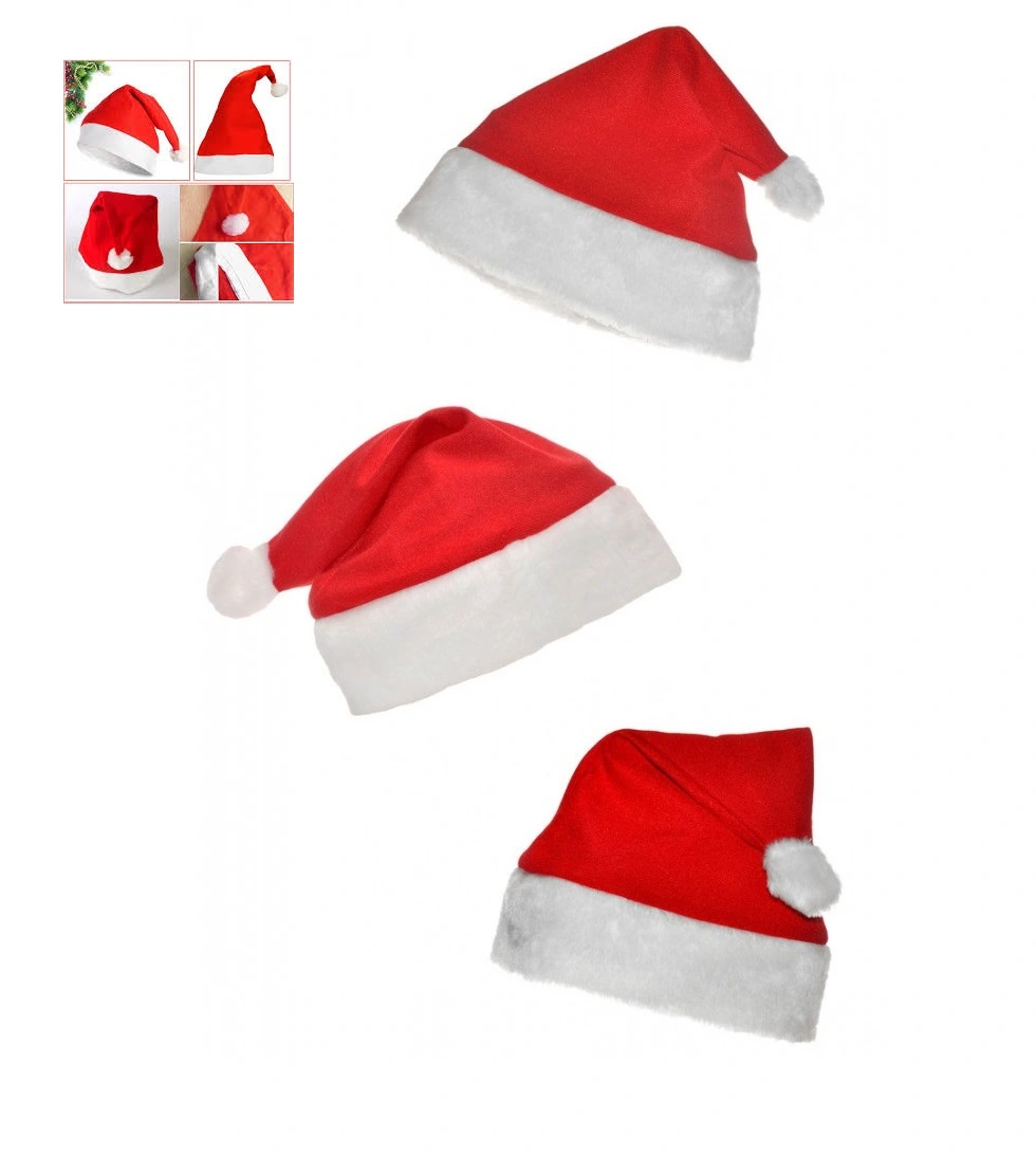 Noel Baba Şapkası 3 Adet Set