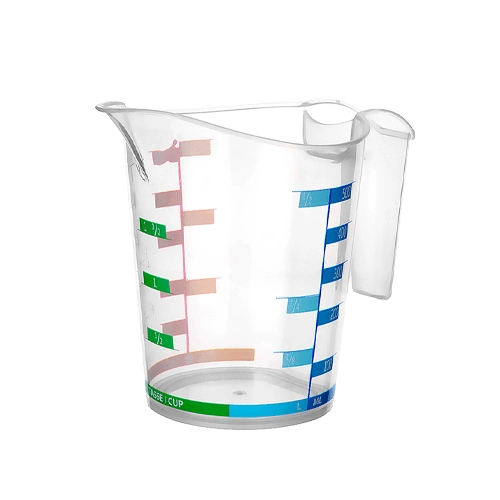 Ölçü Kabı Dereceli Renkli 500Ml