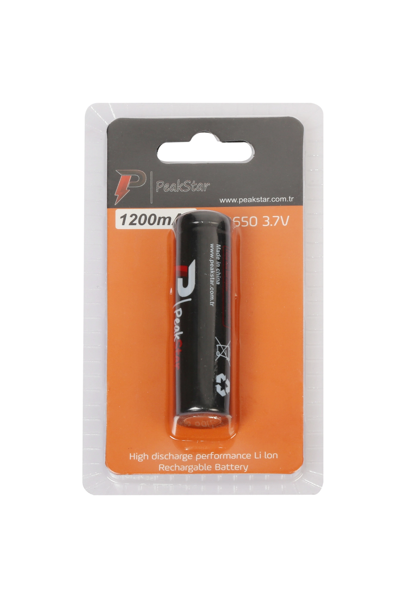 Orjinal 3.7 V 1200 Mah Şarj Edilebilir 18650 Turbo Model Li-İon Şarjlı Pil