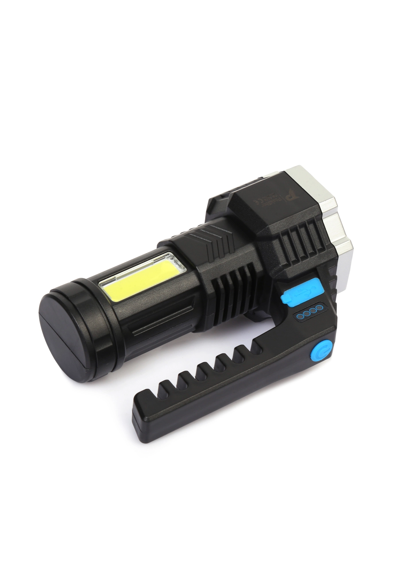 Ps-3879 Usb Şarj Göstergeli Şarj Edilebilir 7*Xpe +Cob Led El Feneri