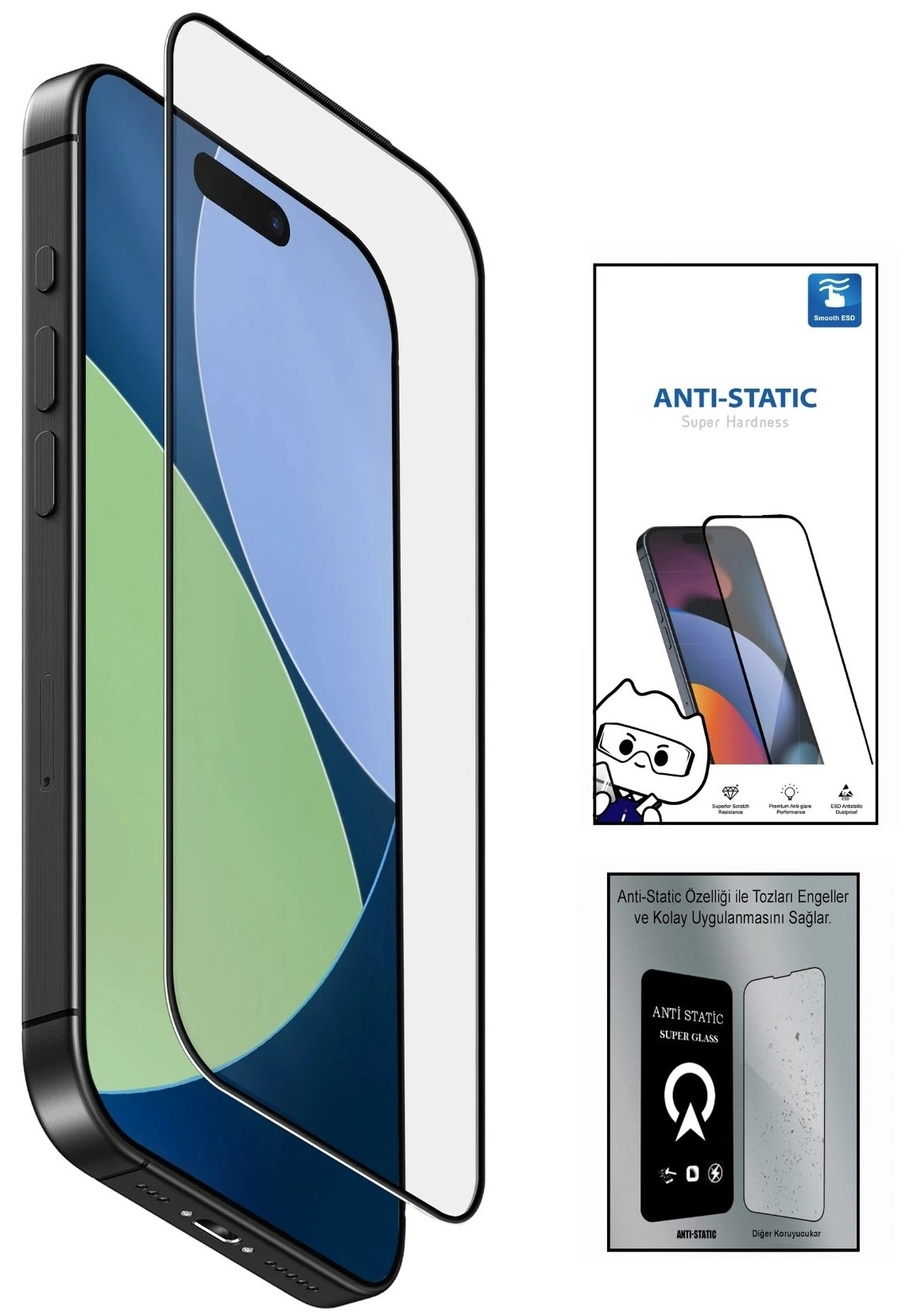 Samsung S25 6D Anti Static Temperli Cam Ekran Koruyucu Kırılmaz Full Kaplama