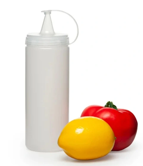 Şeffaf Sos Şişesi - 1000Ml Dev Boy