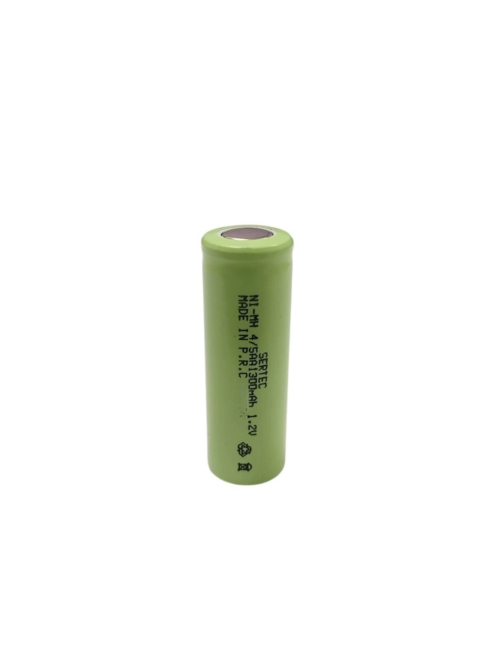 Sertec - 1.2V 1300 Mah - 4/5Aa- Ni-Mh Şarjlı Pil - (Başsız / Flat Head)