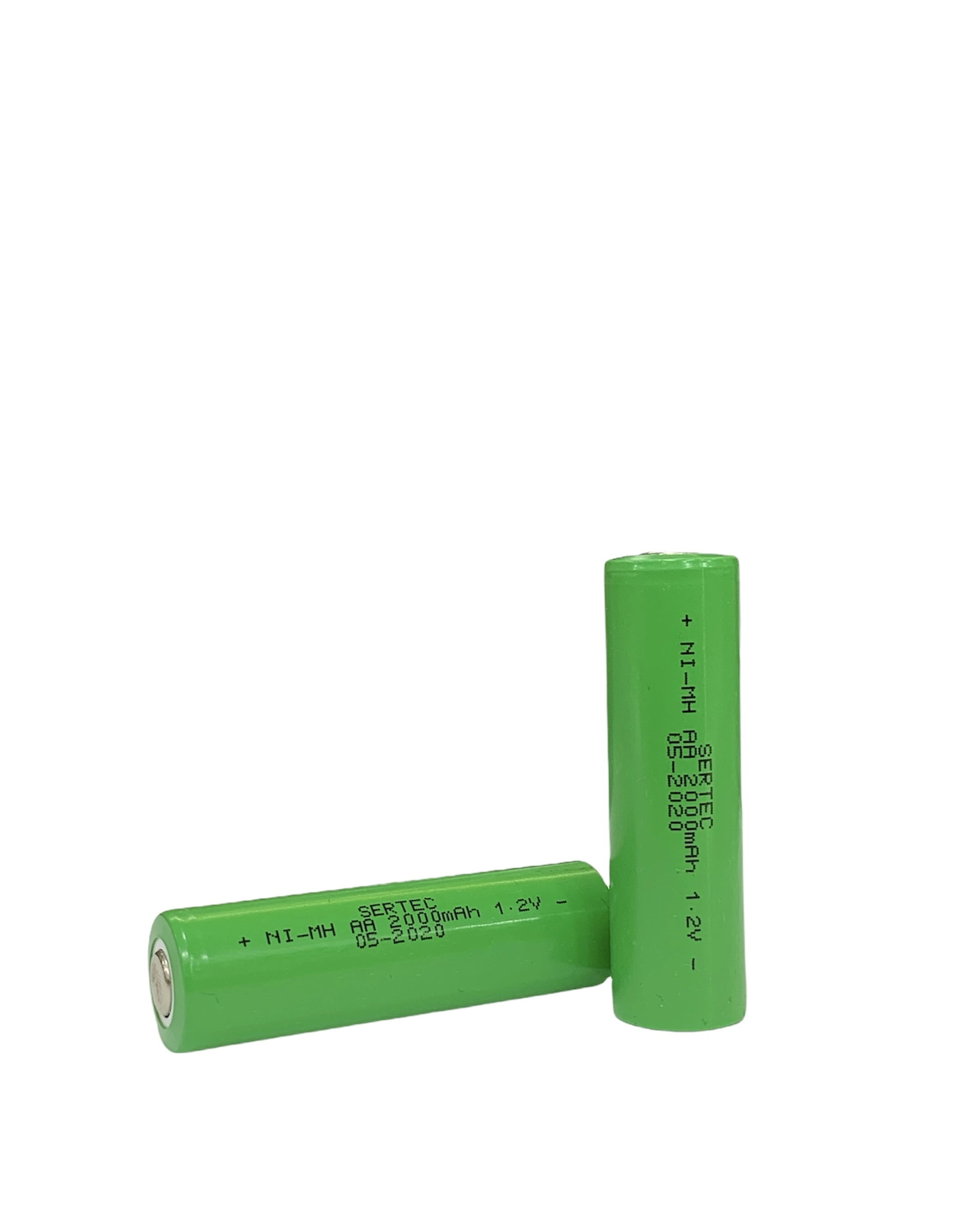 Sertec 1.2V 2000 Mah - Aa - Ni-Mh Şarjlı Pil - (Başsız / Flat Head)