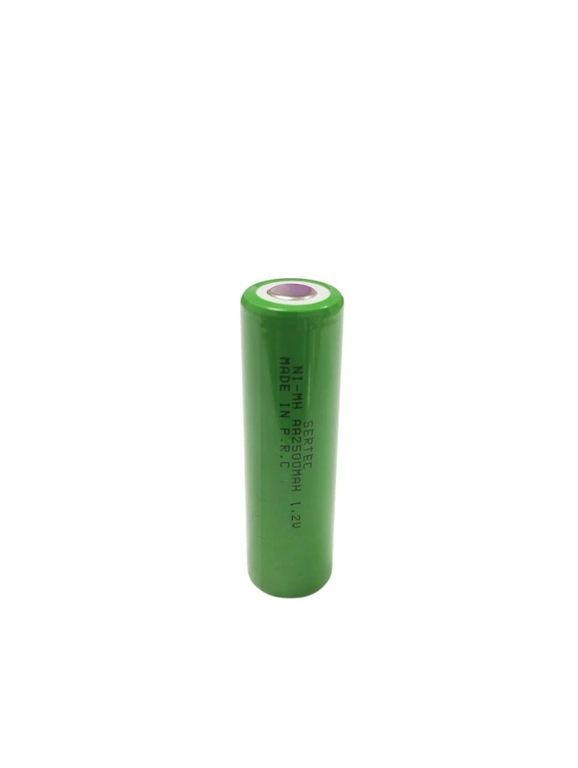 Sertec - 1.2V 2500 Mah - Aa - Nı-Mh Şarjlı Pil - (Başsız / Flat Head)