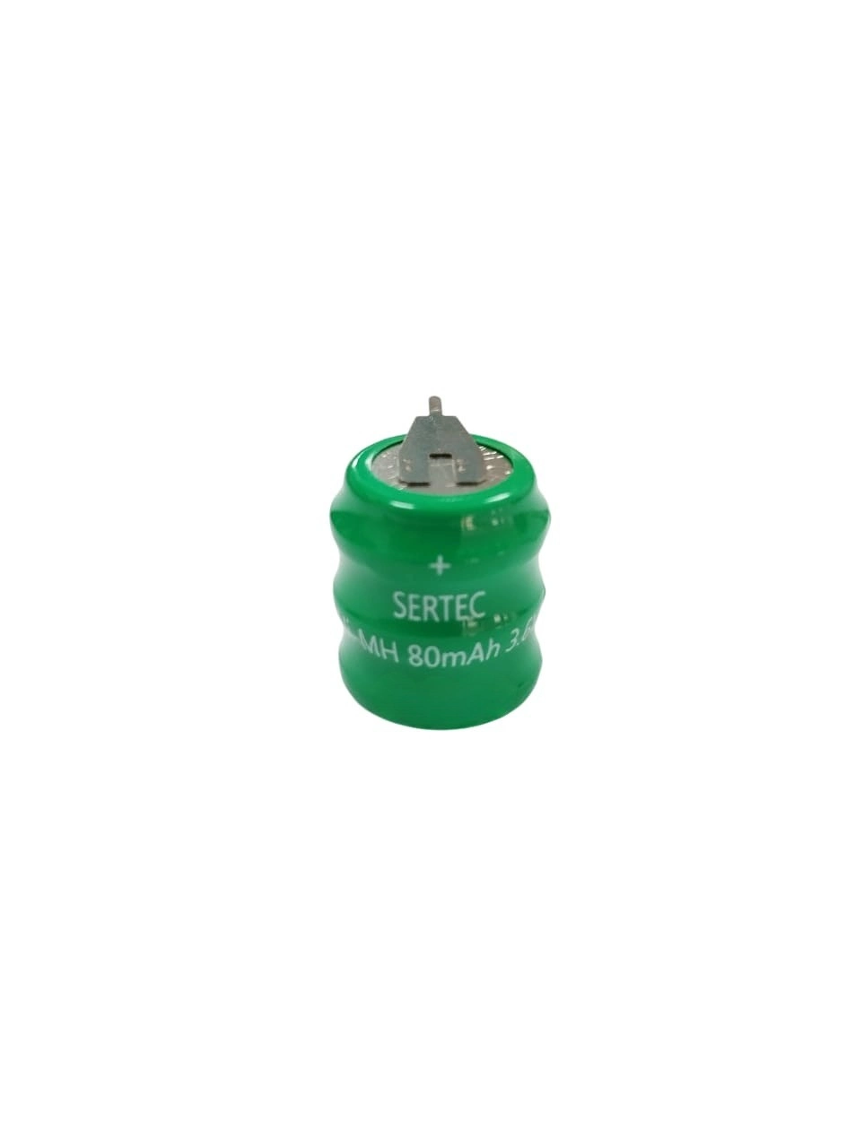 Sertec - 3.6V 3S1P 80 Mah 2 Pin Nı-Mh Buton Pil