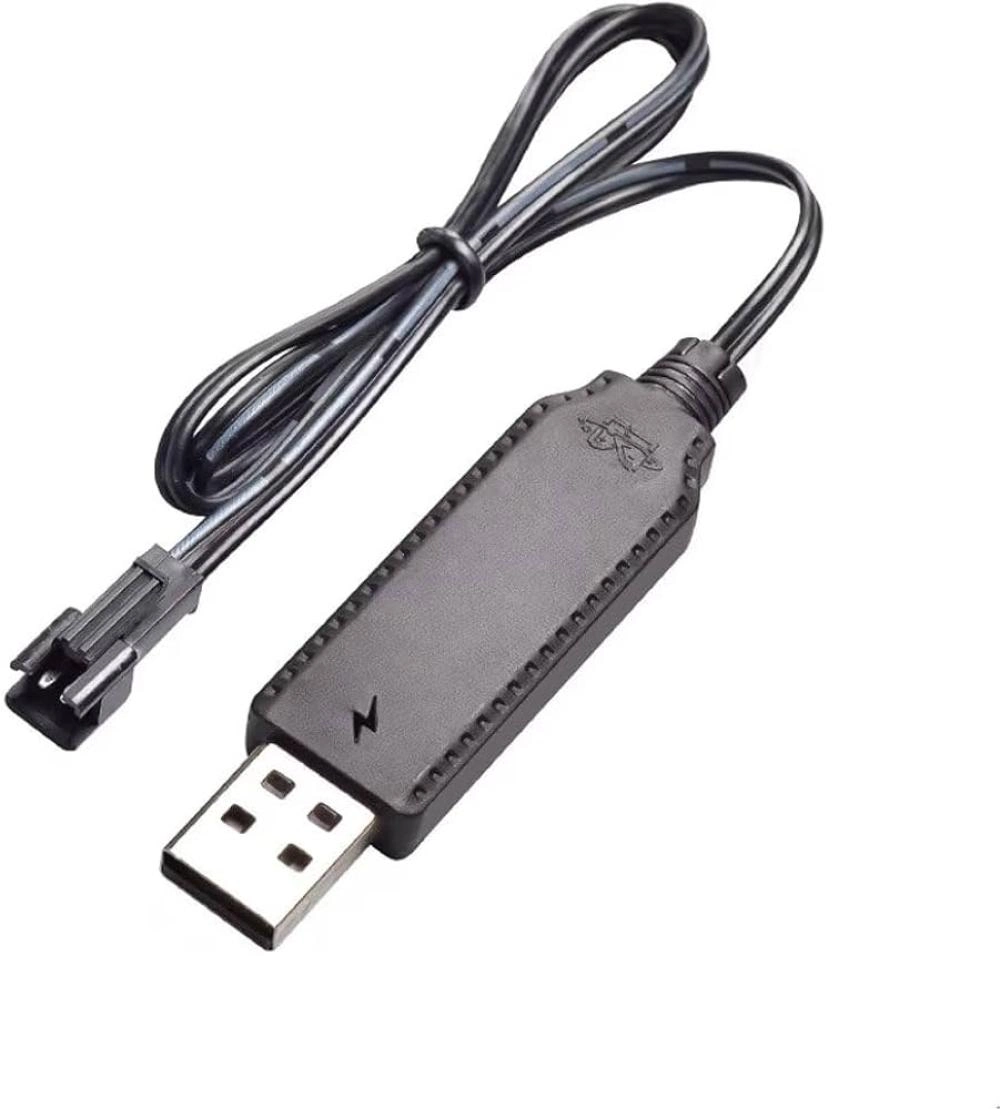 Sertec 3.6V Nı-Cd / Nı-Mh Oyuncak Bataryası Usb Şarj Kablosu