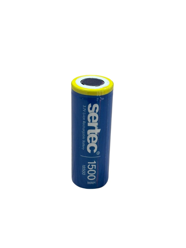 Sertec 3.7V Li-İon 18500 1500 Mah 1C Şarjlı Pil