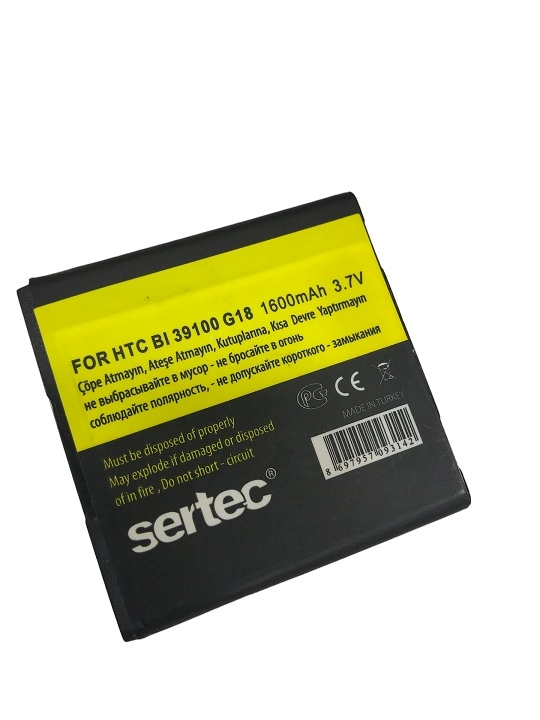 Sertec - Htc   G18 Sensation Xe / Bı 39100 Uyumlu Batarya
