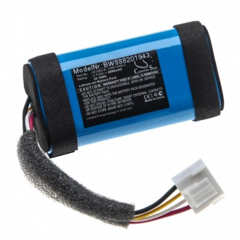 Sertec Jbl Flip 5 Uyumlu 3.7V 6800 Mah Soketli Batarya