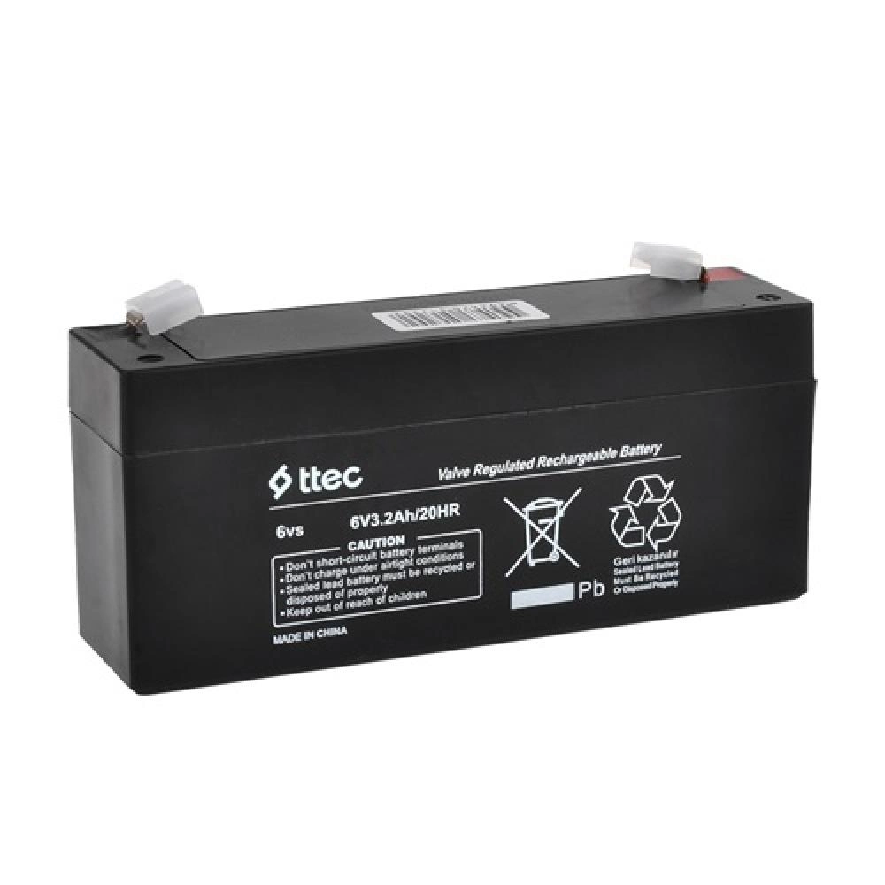 Ttec 6V 3.2 Ah Kuru Bakımsız Akü