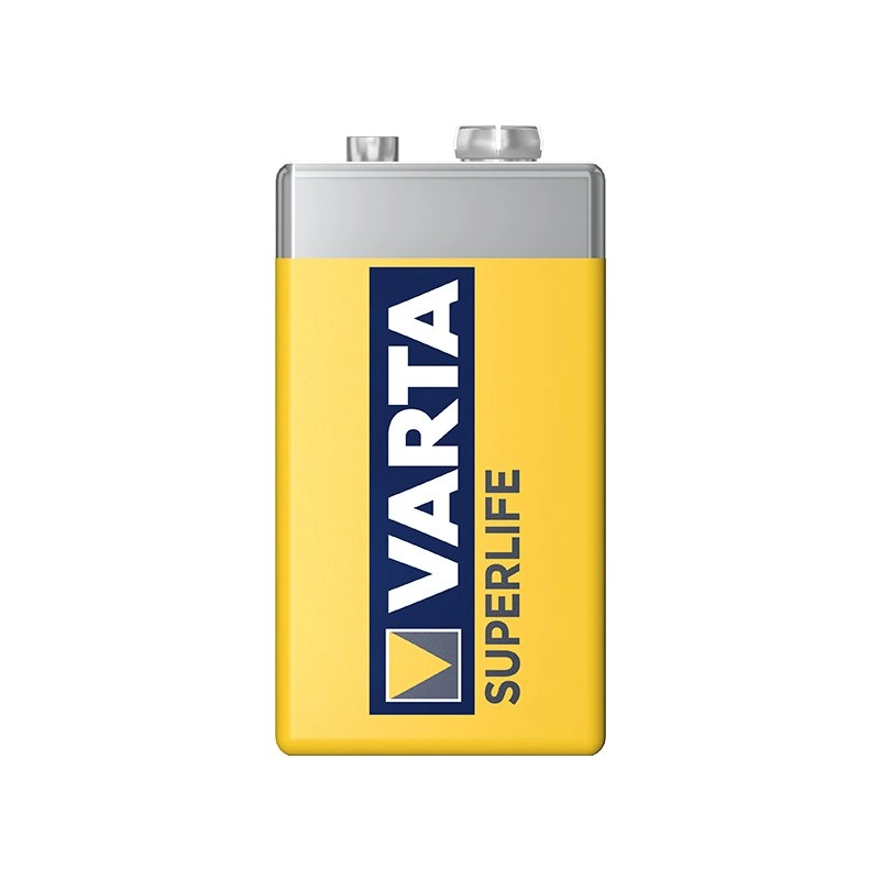 Varta Superlife Çinko 9 Volt Pil 12 Li Paket