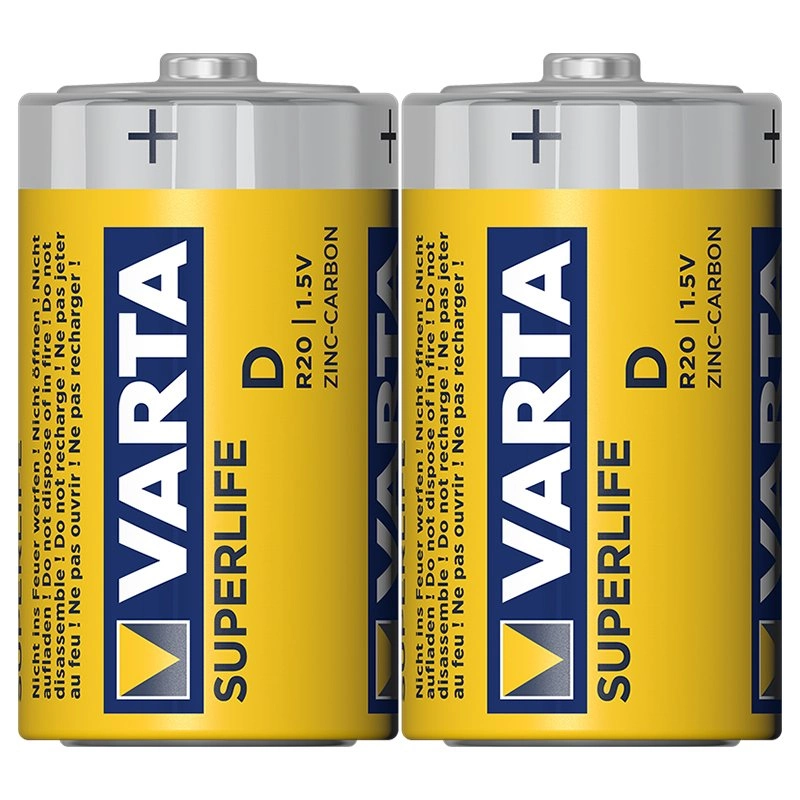 Varta Superlife Çinko Büyük D Boy Pil 24 Lü Paket