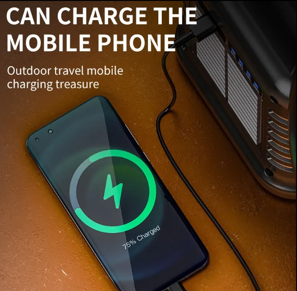 Wison Ws-4343 Çok Fonksiyonlu Solar Şarjlı Powerbankli Kamp Lambası