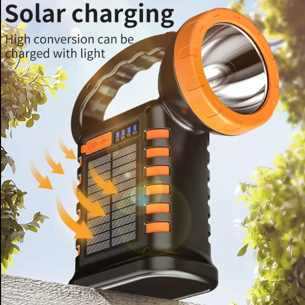 Wison Ws-4343 Çok Fonksiyonlu Solar Şarjlı Powerbankli Kamp Lambası