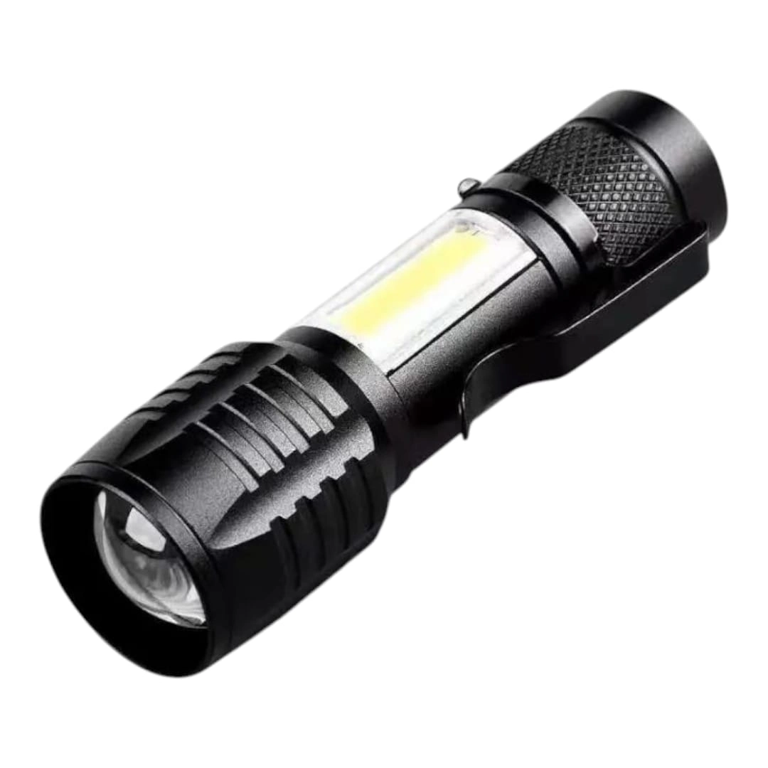 Wison Ws-5454 Taktik El Feneri Usb Şarj Edilebilir Kamp Feneri Cob Zumlanabilir Mini Taşınabilir ...