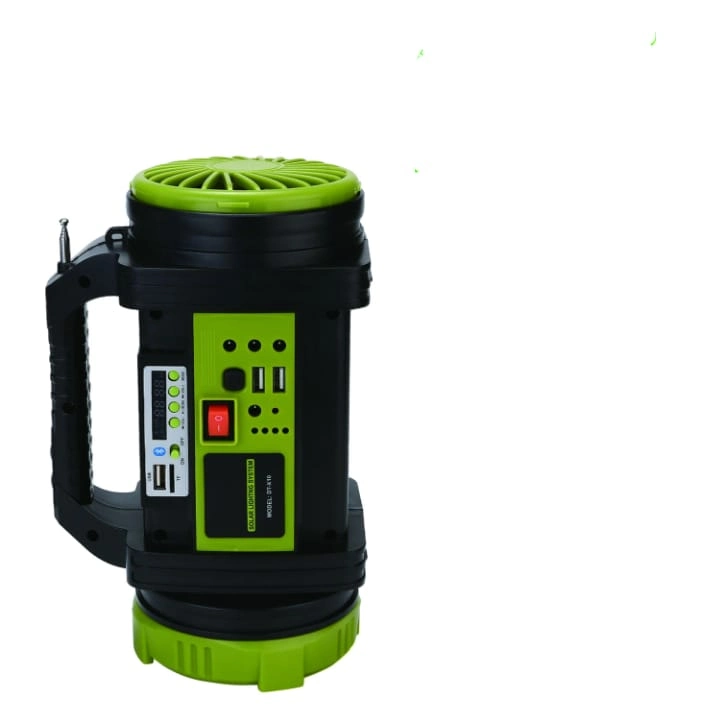 Wison Ws-5683 Şarjlı 30W Solar Şarjlı Ev Aydınlatma Seti Radyo Ve Fan Powebank