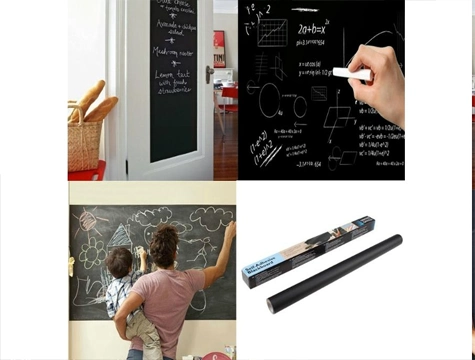 Yapışkanlı Kara Tahta-Yazı Tahtası Sticker Blackboard