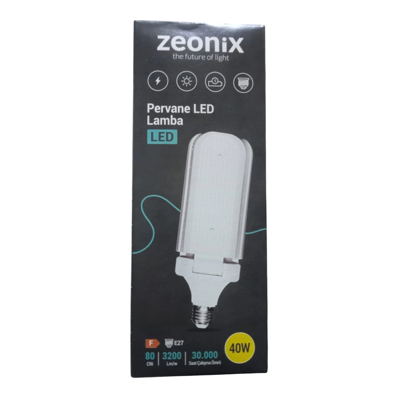 Zeonix 40W 3 Kanatlı Pervane Ampul