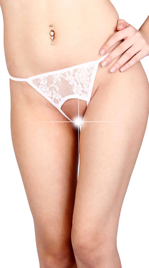 Leyna Beyaz Özel Bölgesi̇ Açık Fantazi̇ Stri̇ng Tm1163