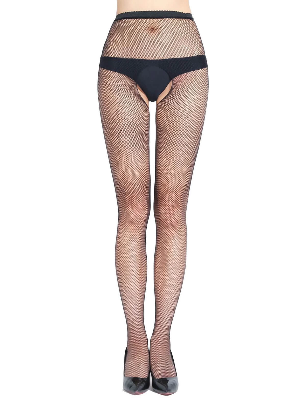 Leyna Fi̇le Özel Bölgesi̇ Açık Fantazi̇ Külotlu Çorap Tm1086