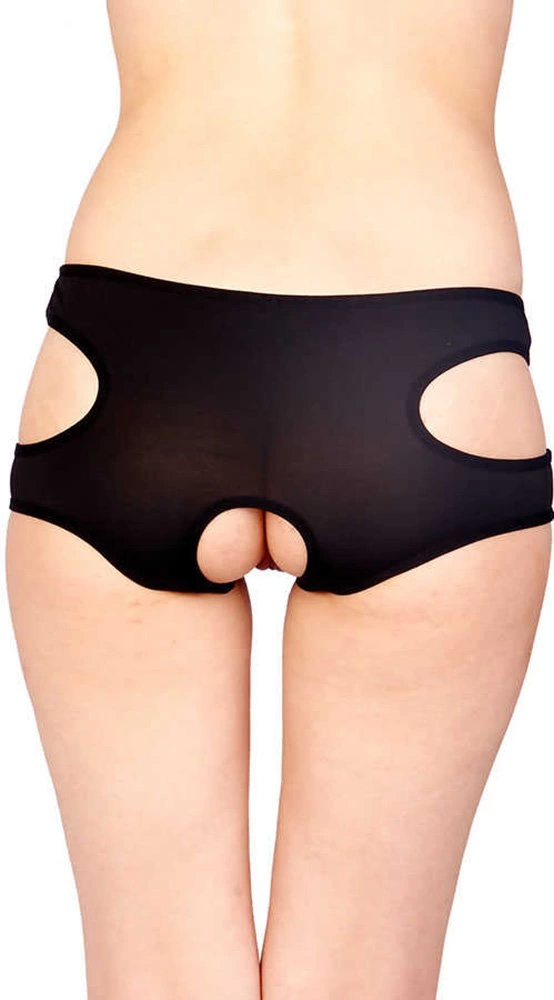 Leyna Si̇yah Özel Bölgesi̇ Açık Fantazi̇ Külot Tm1154