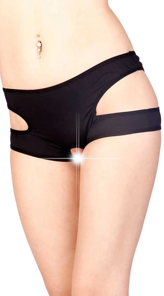 Leyna Si̇yah Özel Bölgesi̇ Açık Fantazi̇ Külot Tm1154