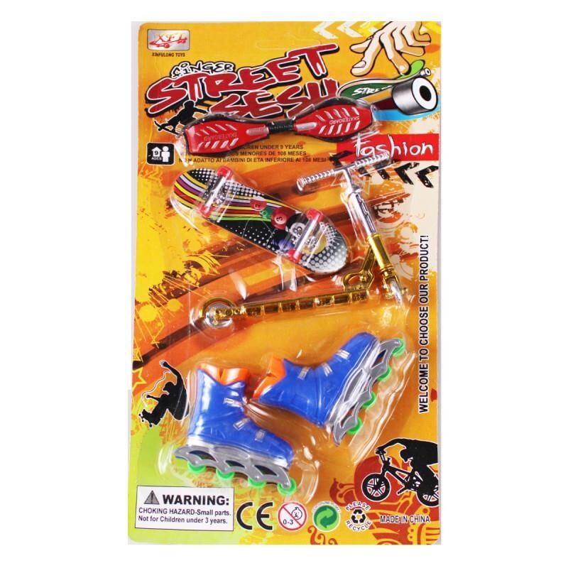 012-A7 - Parmak Kaykay Ve Paten Vi̇dalı Kartela