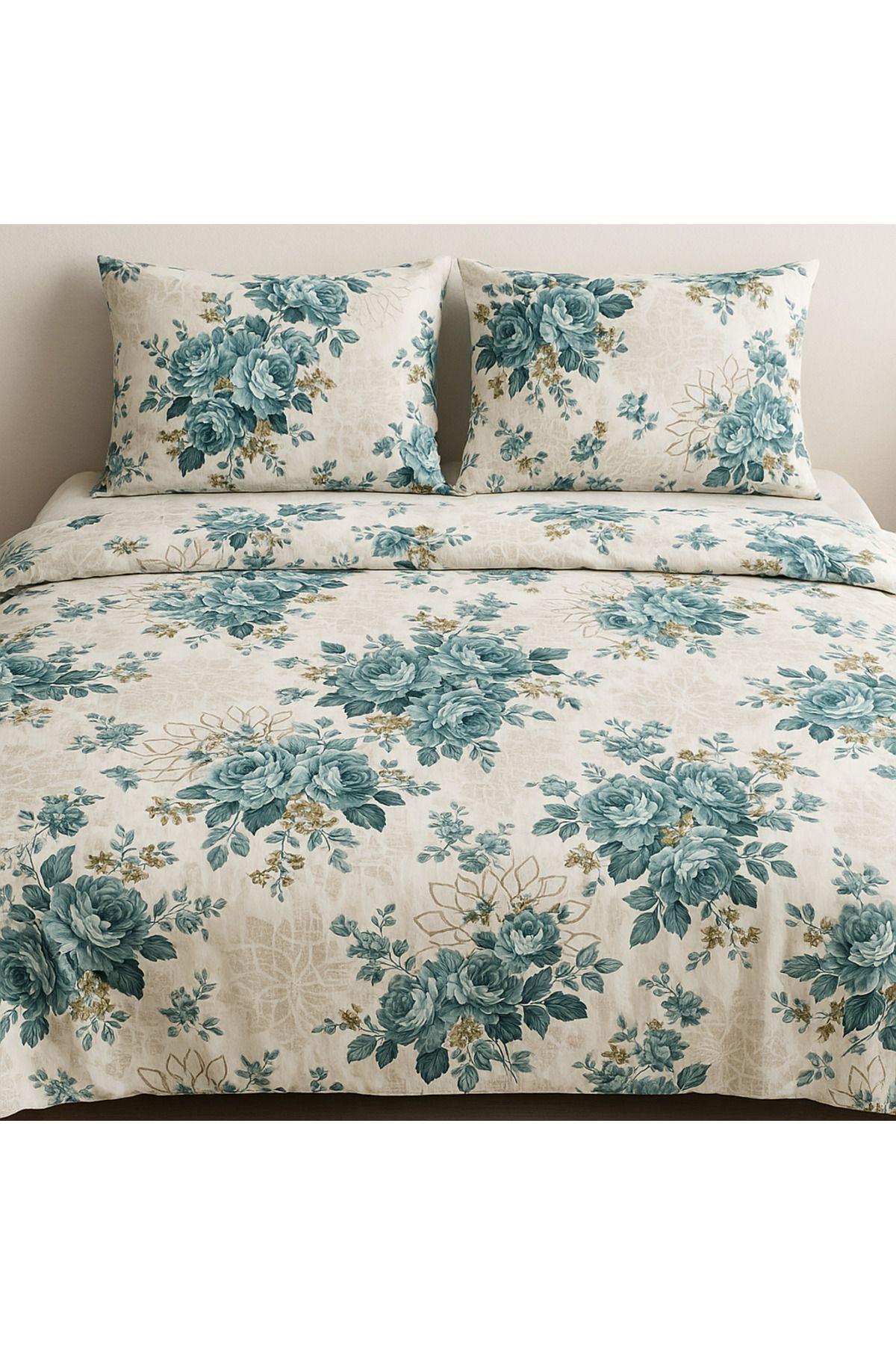 %100 Pamuklu Çi̇ft Ki̇şi̇li̇k Nevresi̇m Seti̇