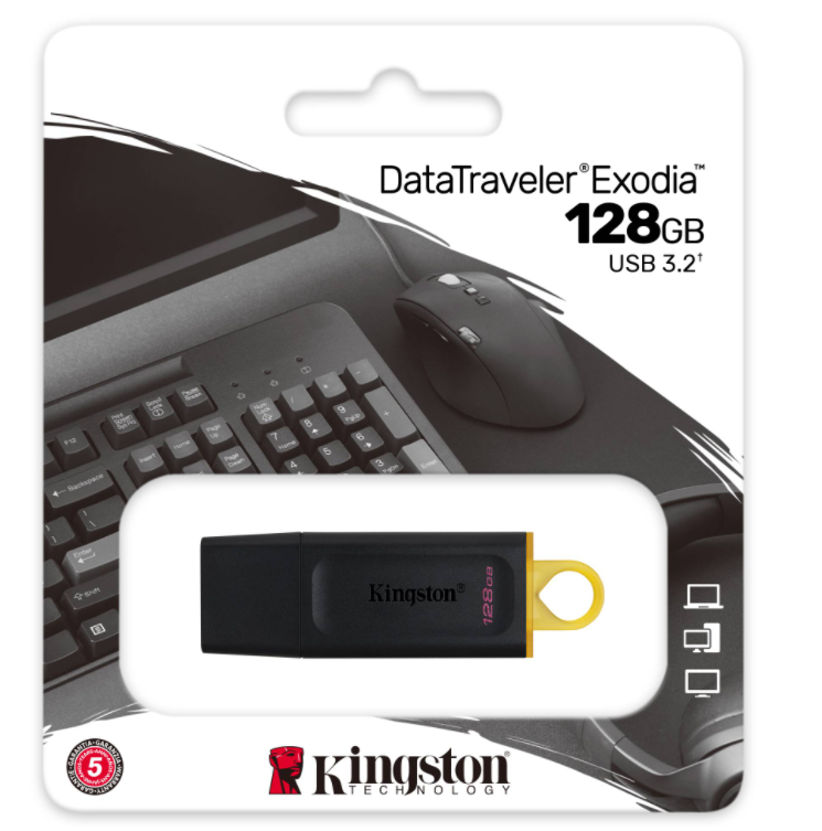128Gb Usb3.2 Gen1 Dtx/128Gb Exodi̇a Kıngston