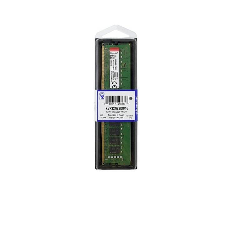 16Gb Ddr4 3200Mhz Cl22 Kvr32N22D8/16Wp Kıngston