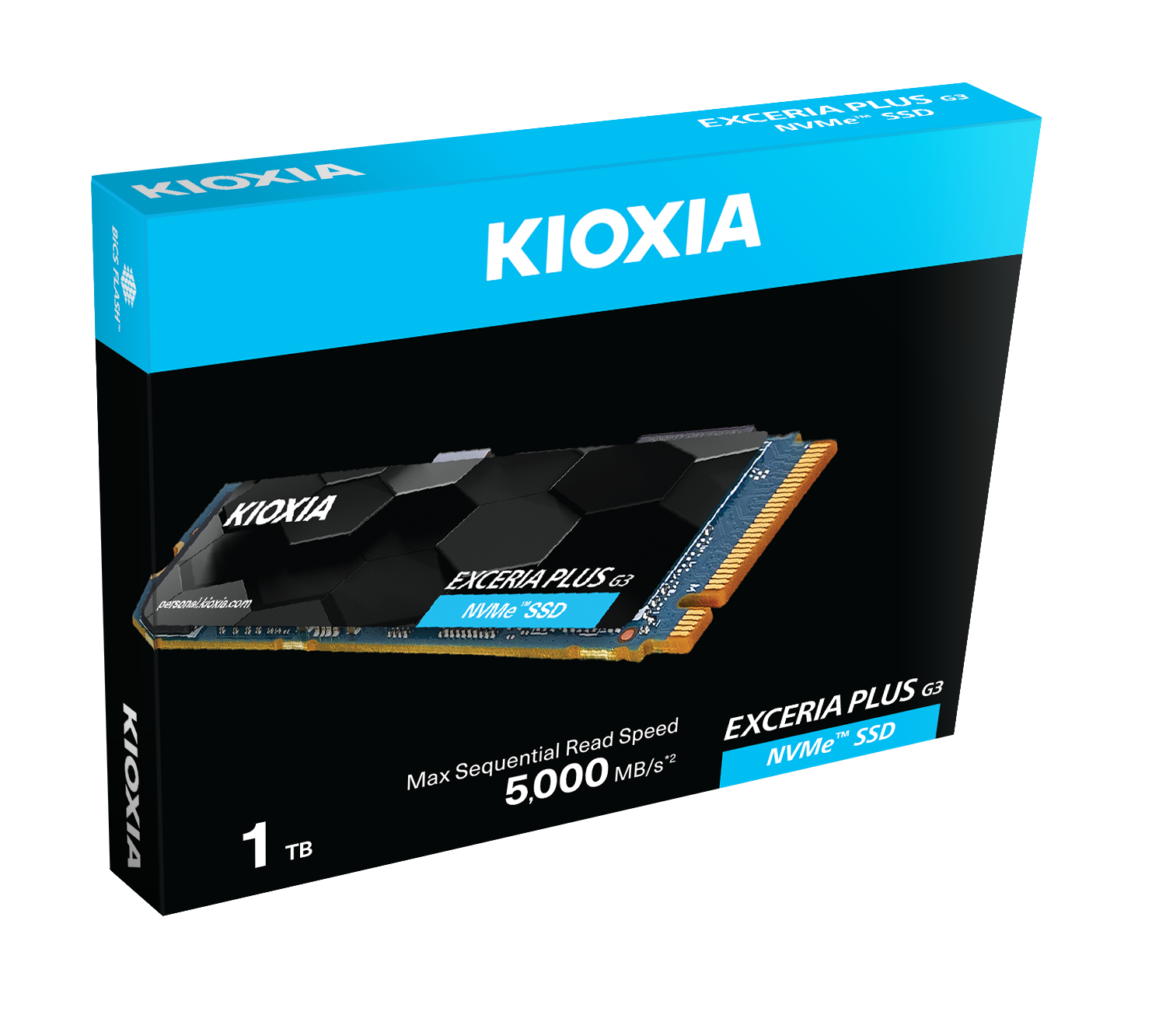 1Tb Kıoxıa Excerıa Plus M.2 Nvme 3D 5000/3900Mb/S Lsd10Z001Tg8