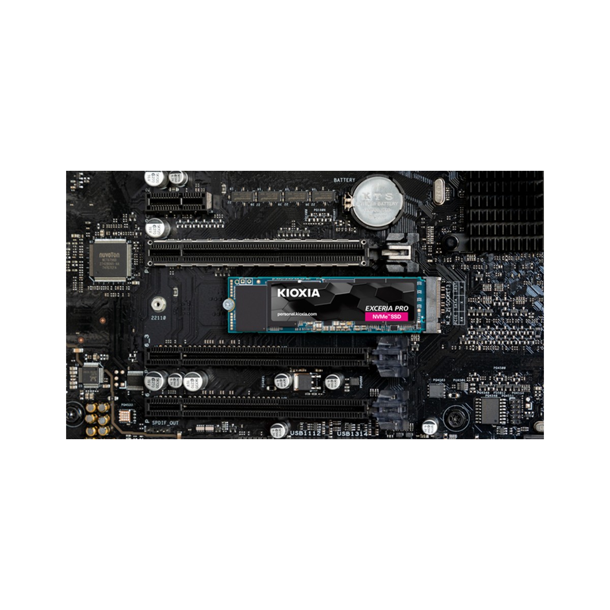 1Tb Kıoxıa Excerıa Pro Pcıe 4.0 M.2 Nvme 3D 7300/6400 Mb/S Lse10Z001Tg8