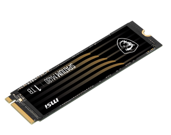 1Tb Msı Ssd Spatıum M480 Pro Pcıe 4.0 Nvme M.2 7400/6000Mb/S