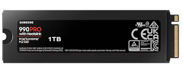 1Tb Samsung 990 Pro M.2 Soğutuculu Nvme 7450/6900Mb/S Mz-V9P1T0Cw (Resmi̇ Di̇stri̇bütör Garanti̇li̇)