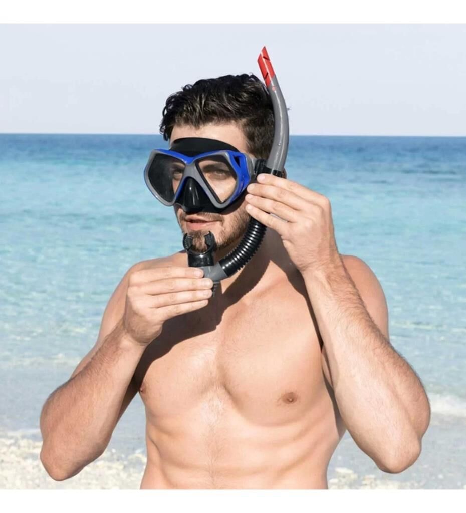 24069 - Bestway Maske Snorkel Temp Sılıkon  6