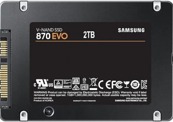 2Tb Samsung 870 Evo 560/530Mb/S Mz-77E2T0Bw Ssd (Resmi̇ Di̇stri̇bütör Garanti̇li̇)