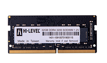 32Gb Ddr4 3200Mhz Sodımm 1.2V Hlv-Sopc25600D4/32G Hı-Level