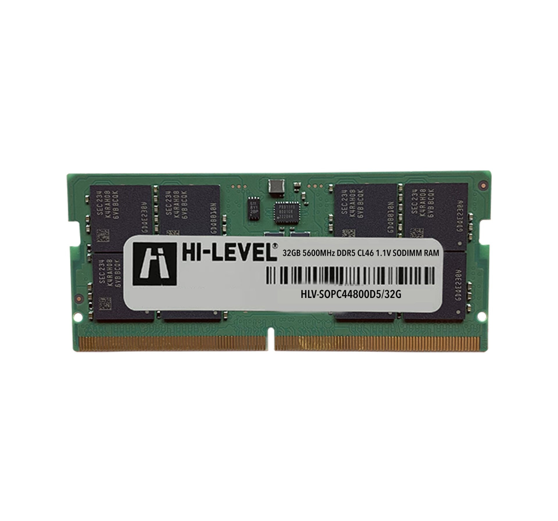 32Gb Ddr5 5600Mhz Sodımm 1.1V Hlv-Sopc44800D5/32G