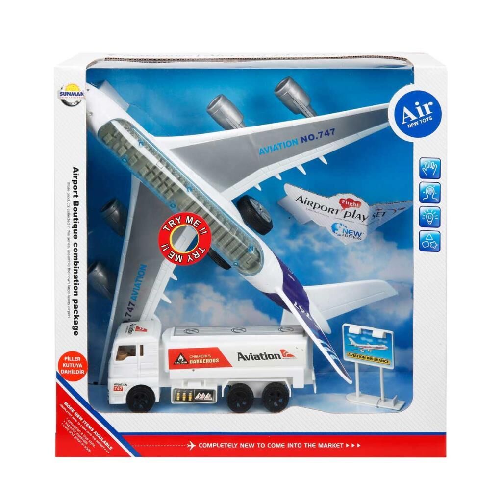 747-30 - Uçak Setı Araclı Isık/Ses Kutulu