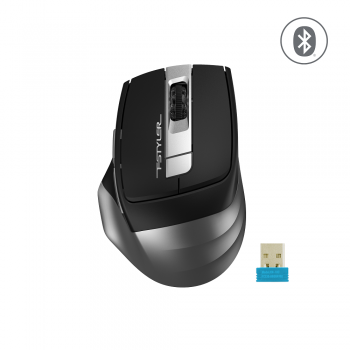 A4 Tech Fb35 Optık Mouse Bluetooth+Nano Usb Gri̇