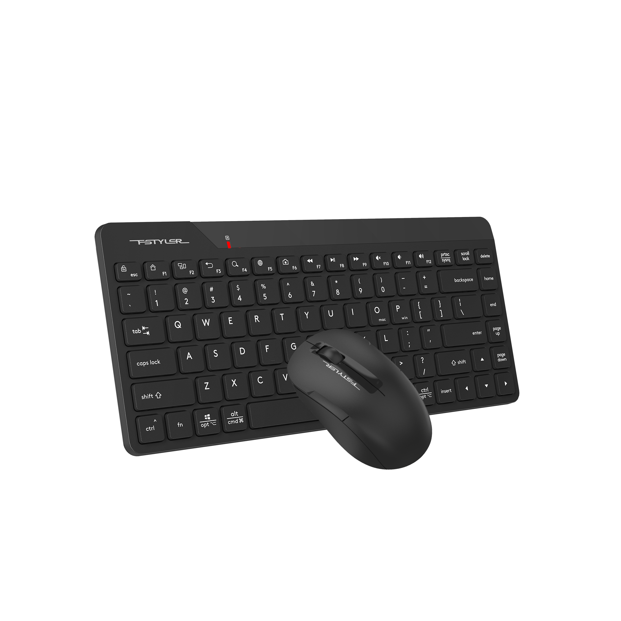 A4 Tech Fg2200 Aır2 2.4 Si̇yah Qmi̇ni̇ Fn-Mm Kablosuz Sessi̇z Set