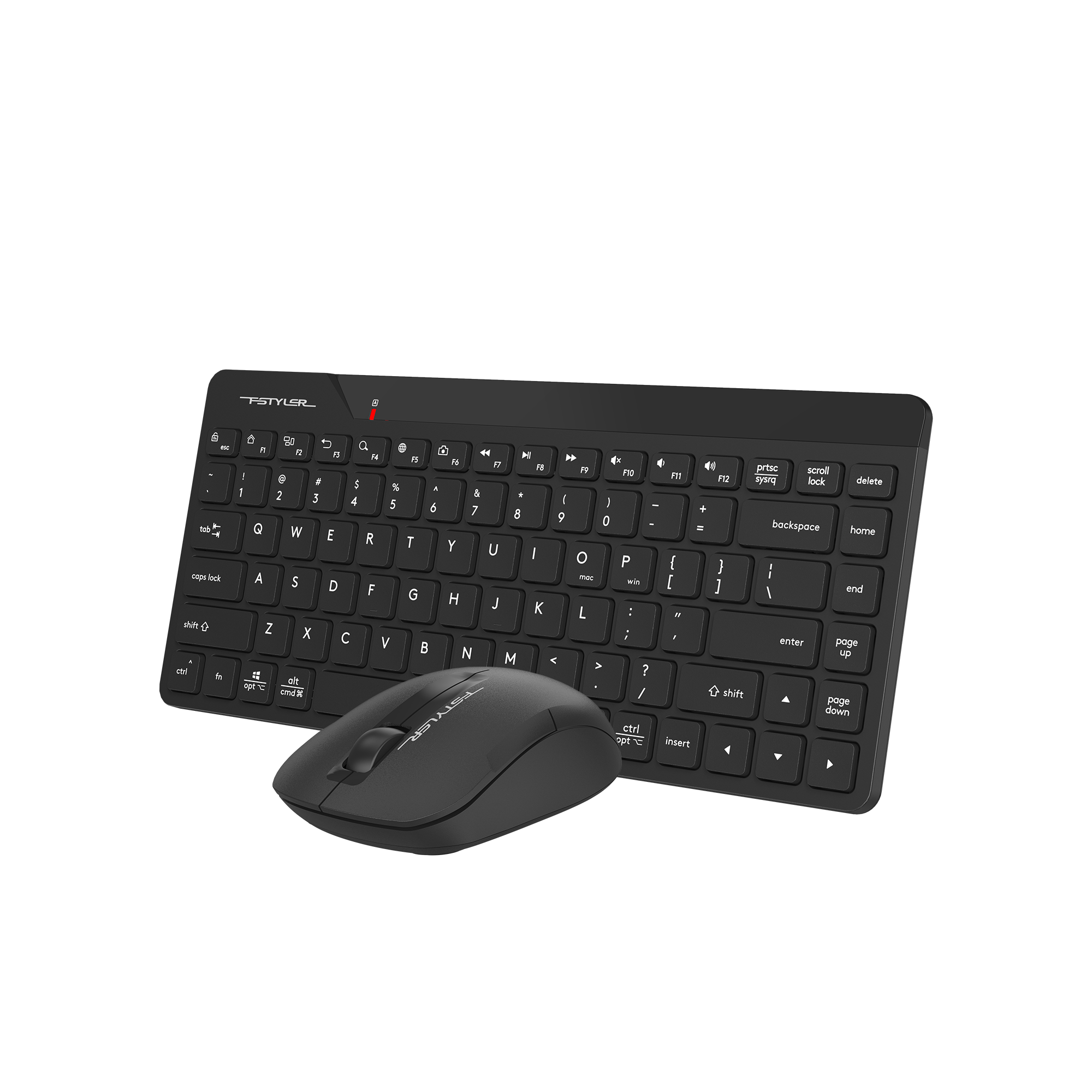 A4 Tech Fg2200 Aır2 2.4 Si̇yah Qmi̇ni̇ Fn-Mm Kablosuz Sessi̇z Set